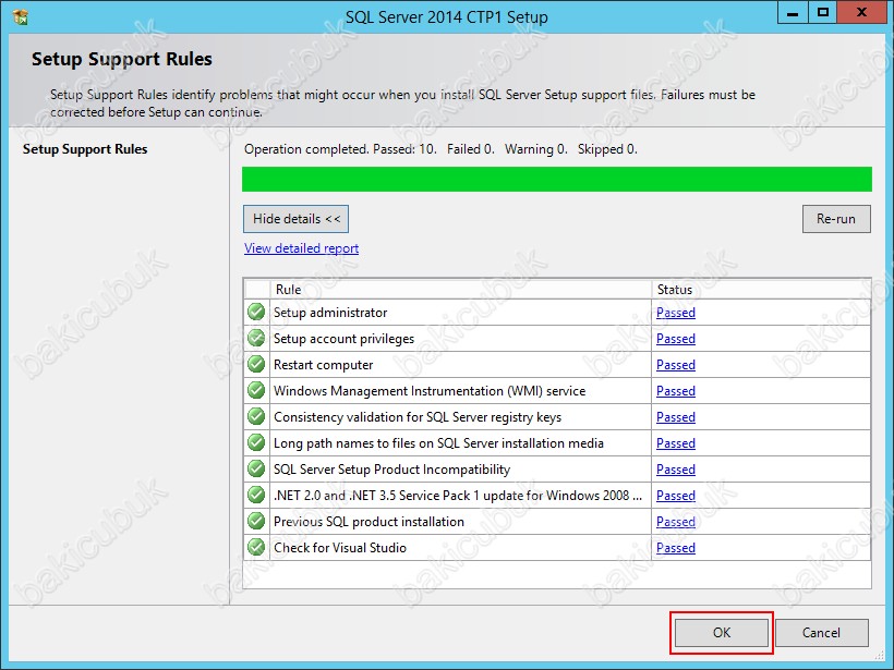 what files we need to install sql server 2014