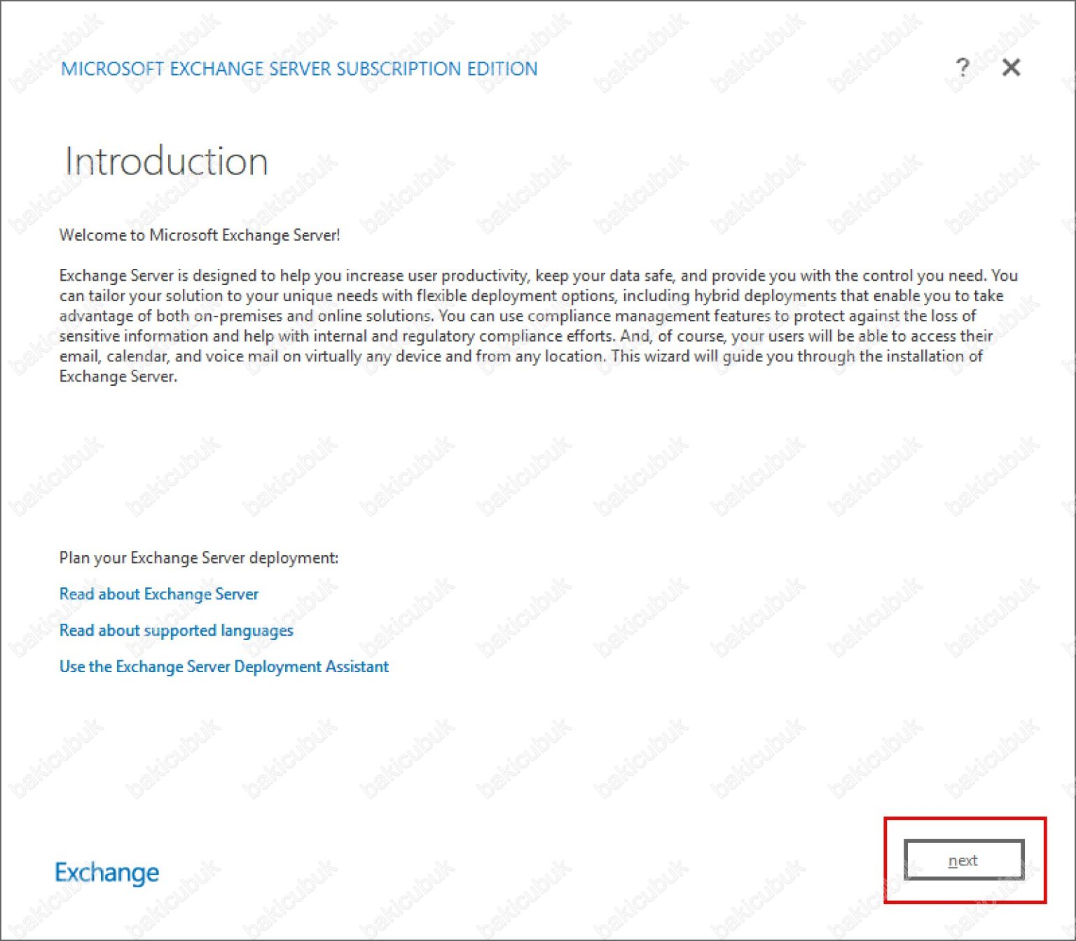 Windows Server 2025 Üzerinde Exchange Server Subscription Edition