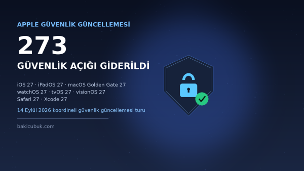 Apple’dan Dev Güvenlik Güncellemesi: Tek Seferde 273 Açık Kapatıldı