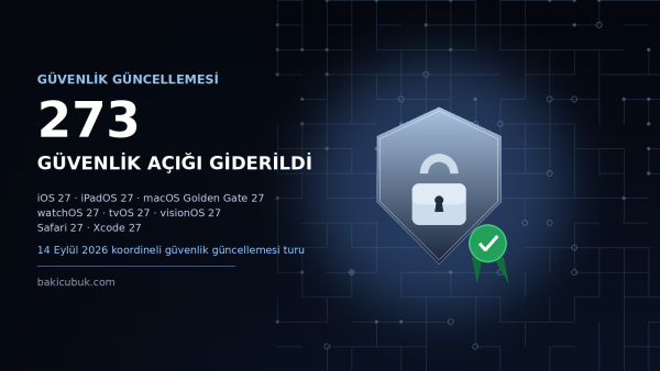 Apple’dan Dev Güvenlik Güncellemesi: Tek Seferde 273 Açık Kapatıldı