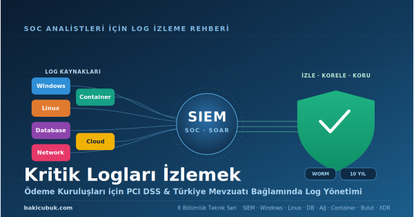 Uygulama ve Veritabanı Katmanında PCI DSS Uyumlu Loglama – Bölüm 4