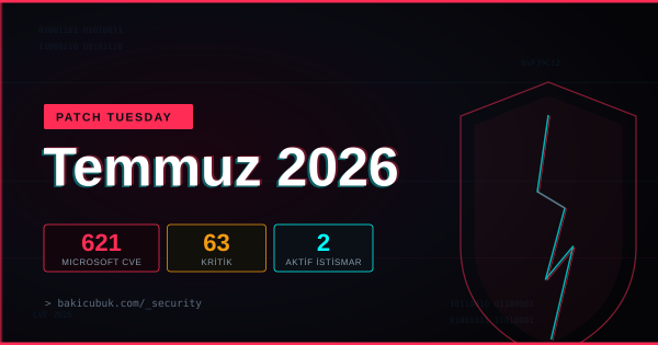 Temmuz 2026 Güvenlik Güncellemeleri: Microsoft’tan Tarihi Bir Salı Günü