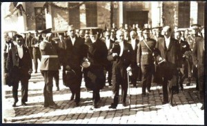 Atatürk Venizelos ile Meclis çıkışında 29 Ekim 1930 - Ankara